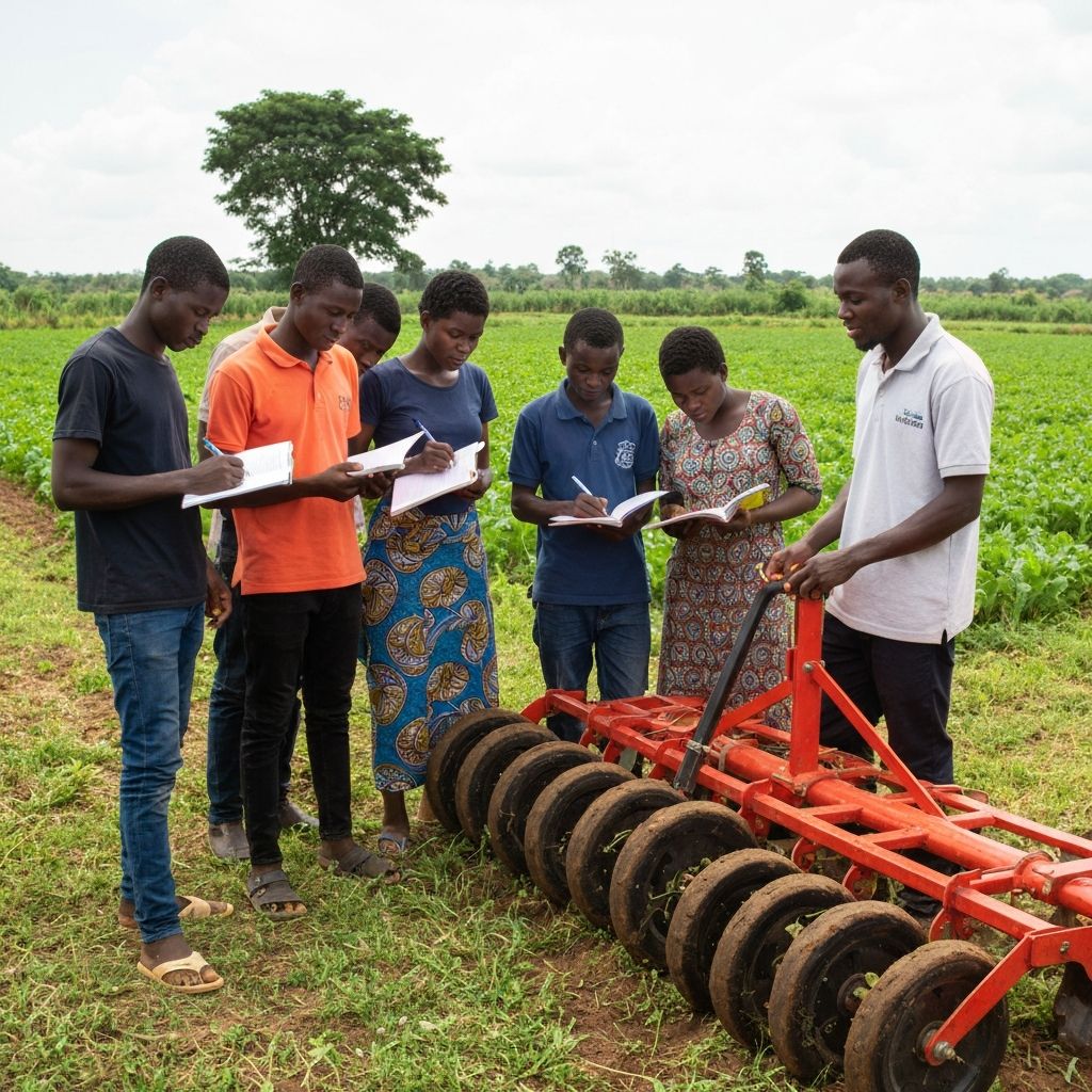 Youth agricultural training programme at F2F Agro